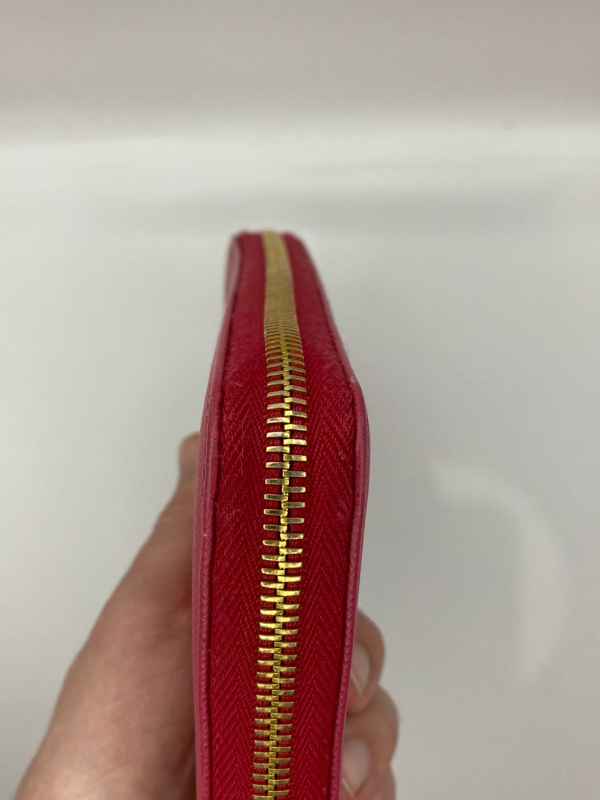 PRADA Saffiano Zip Around Long Wallet