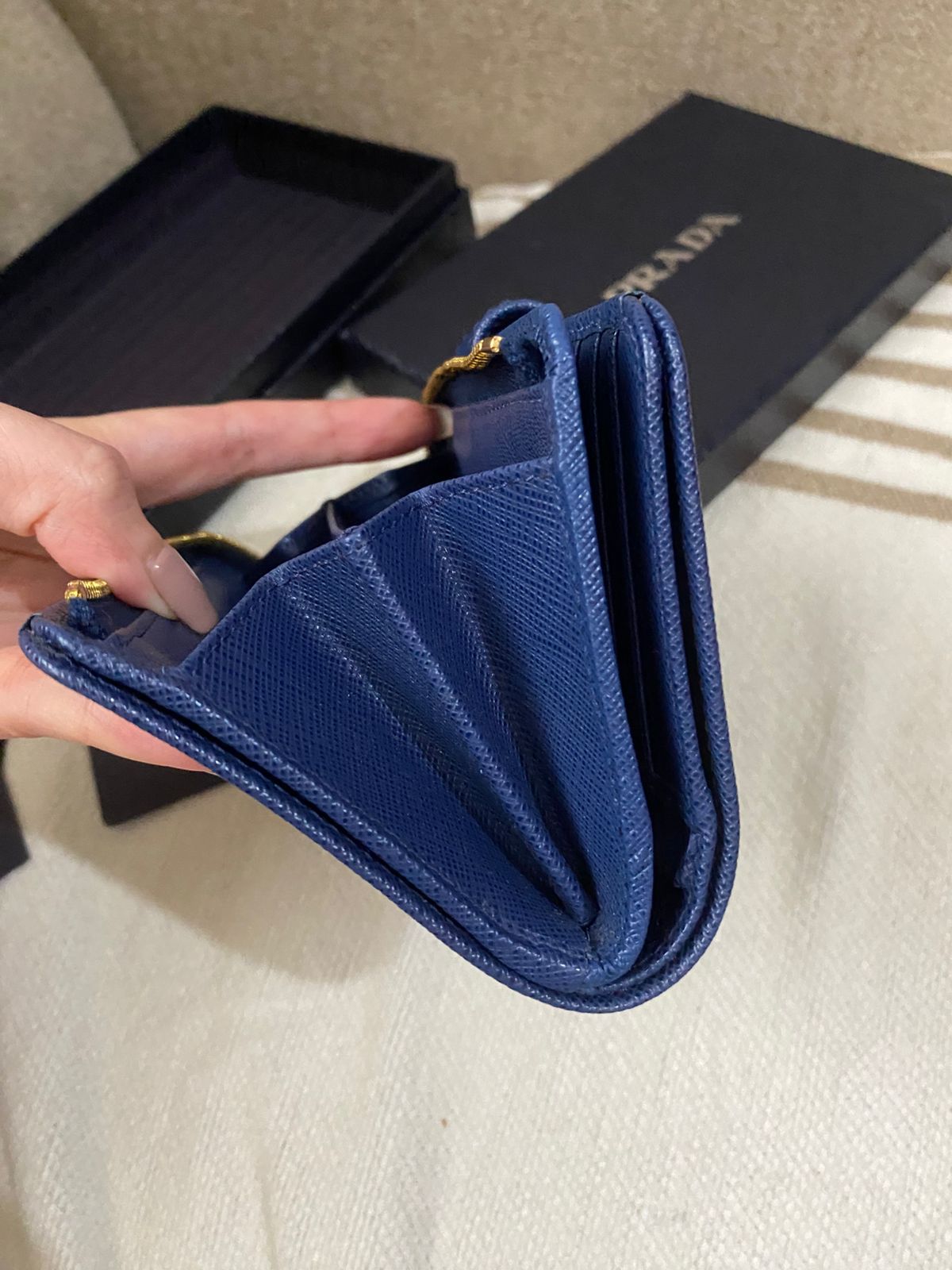 PRADA Saffiano Bi Fold Wallet