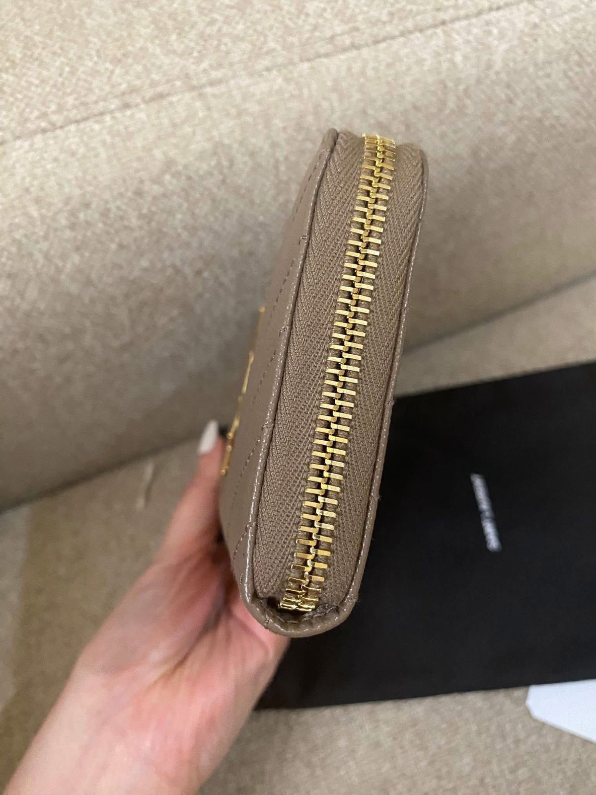 Yves Saint Laurent Zip Around Long Wallet