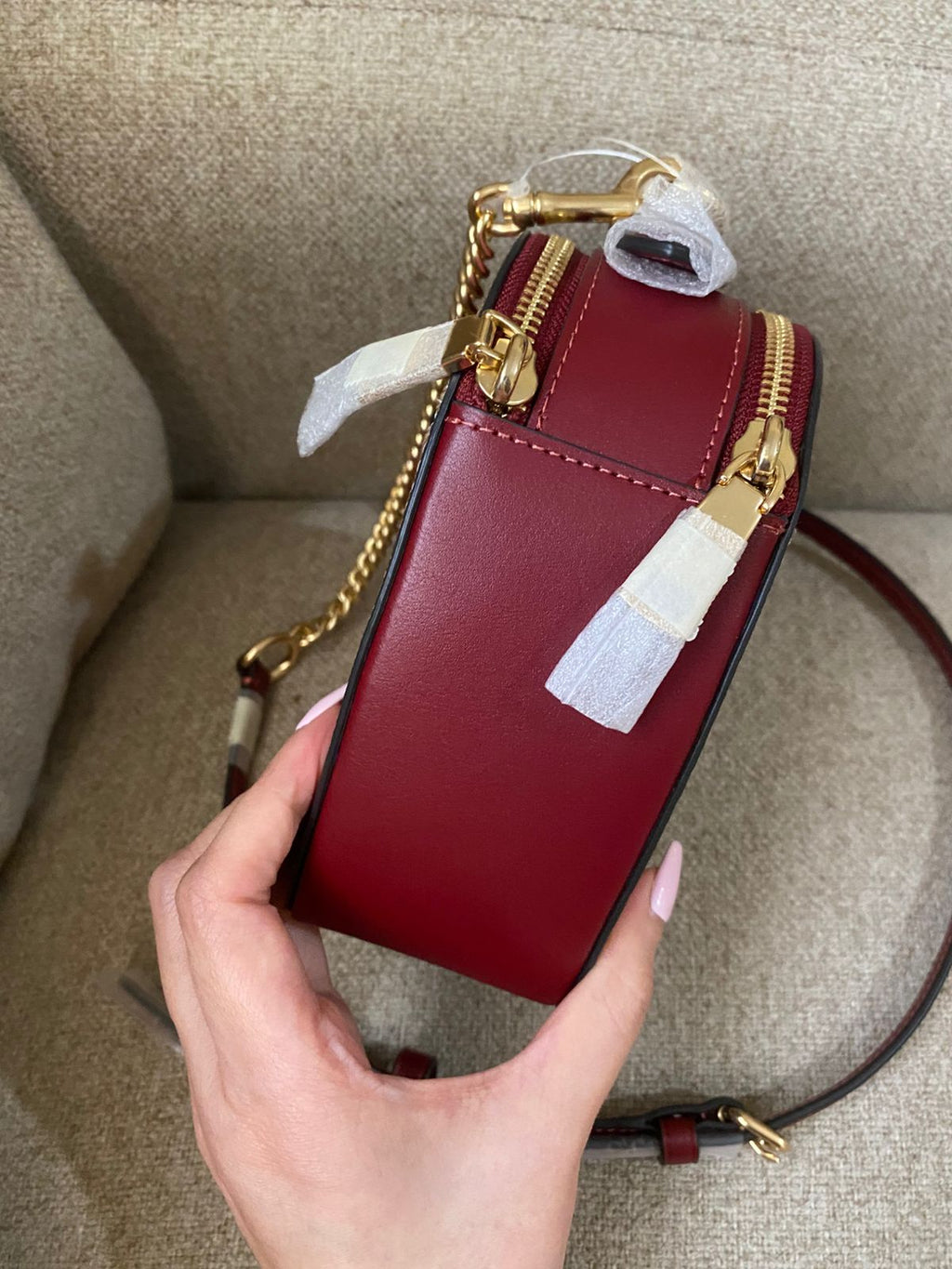 COACH Heart Cherry Crossbody Bag
