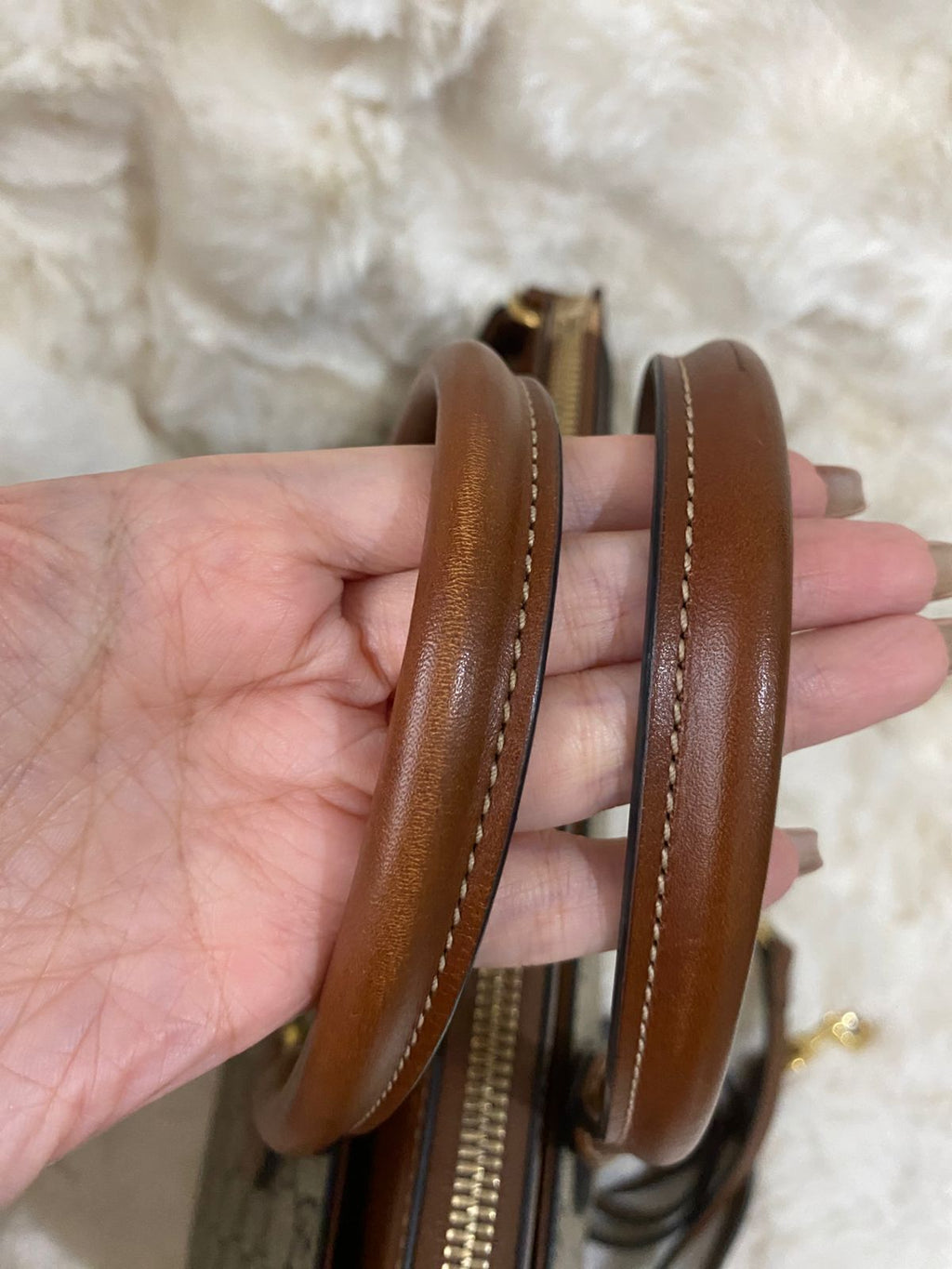 GUCCI  GG Supreme Linea A Satchel Bag