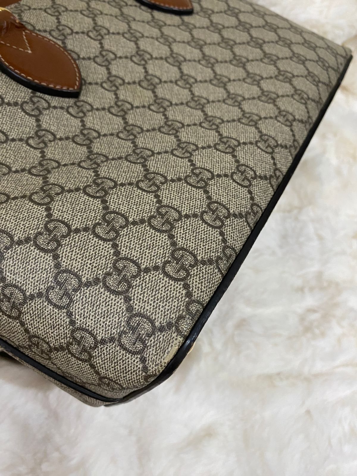 GUCCI  GG Supreme Linea A Satchel Bag