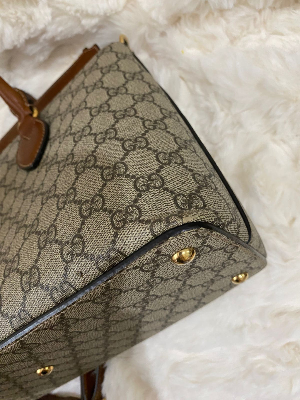 GUCCI  GG Supreme Linea A Satchel Bag