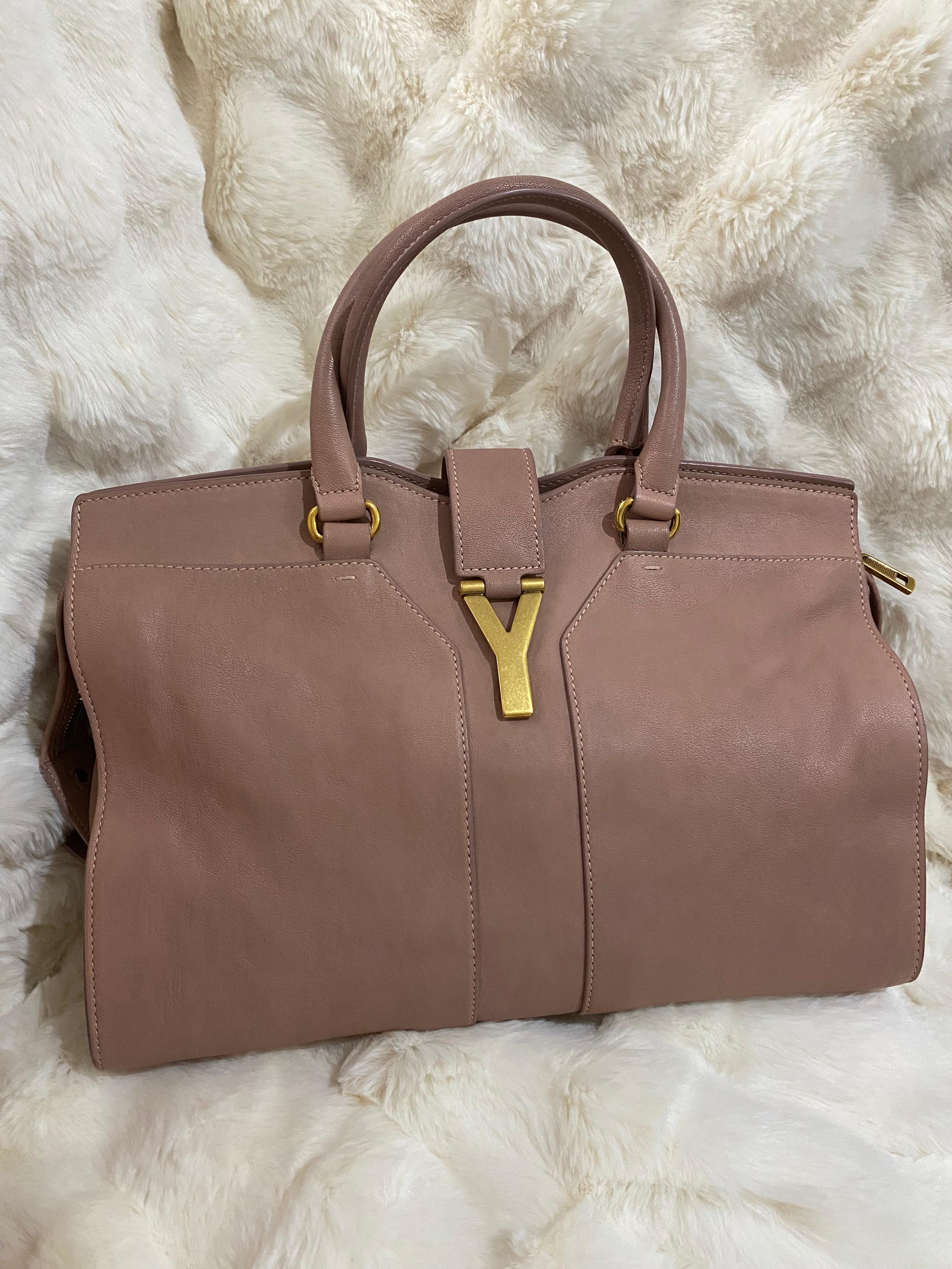 Yves Saint Laurent Y Cabas Chyc Old Rose Handbag