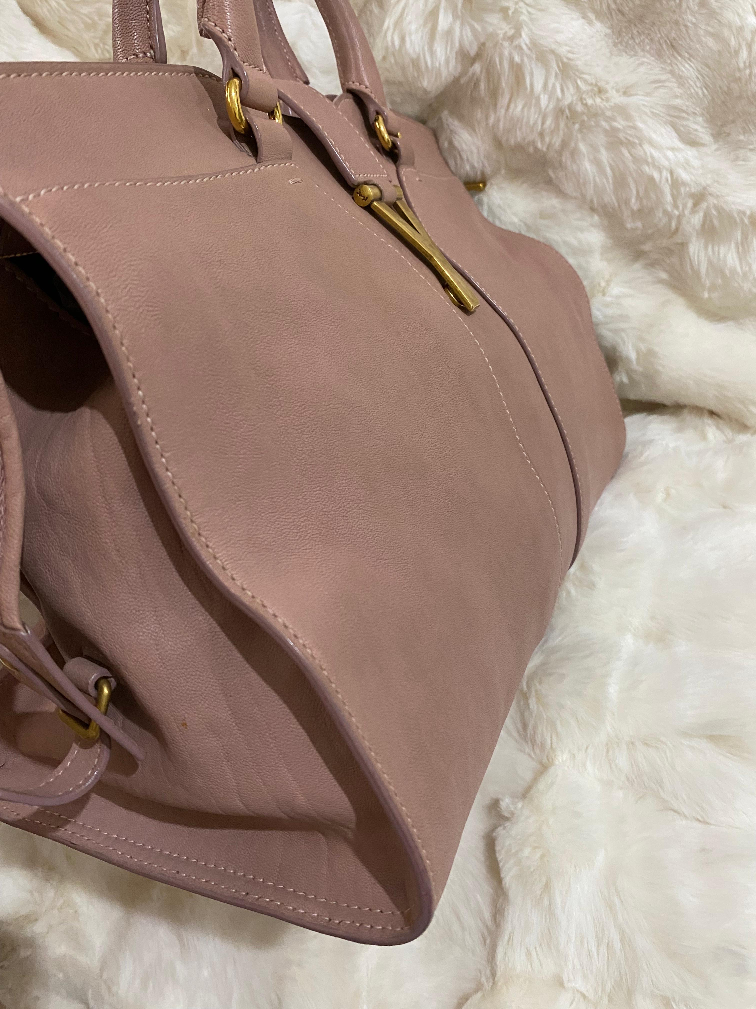 Yves Saint Laurent Y Cabas Chyc Old Rose Handbag