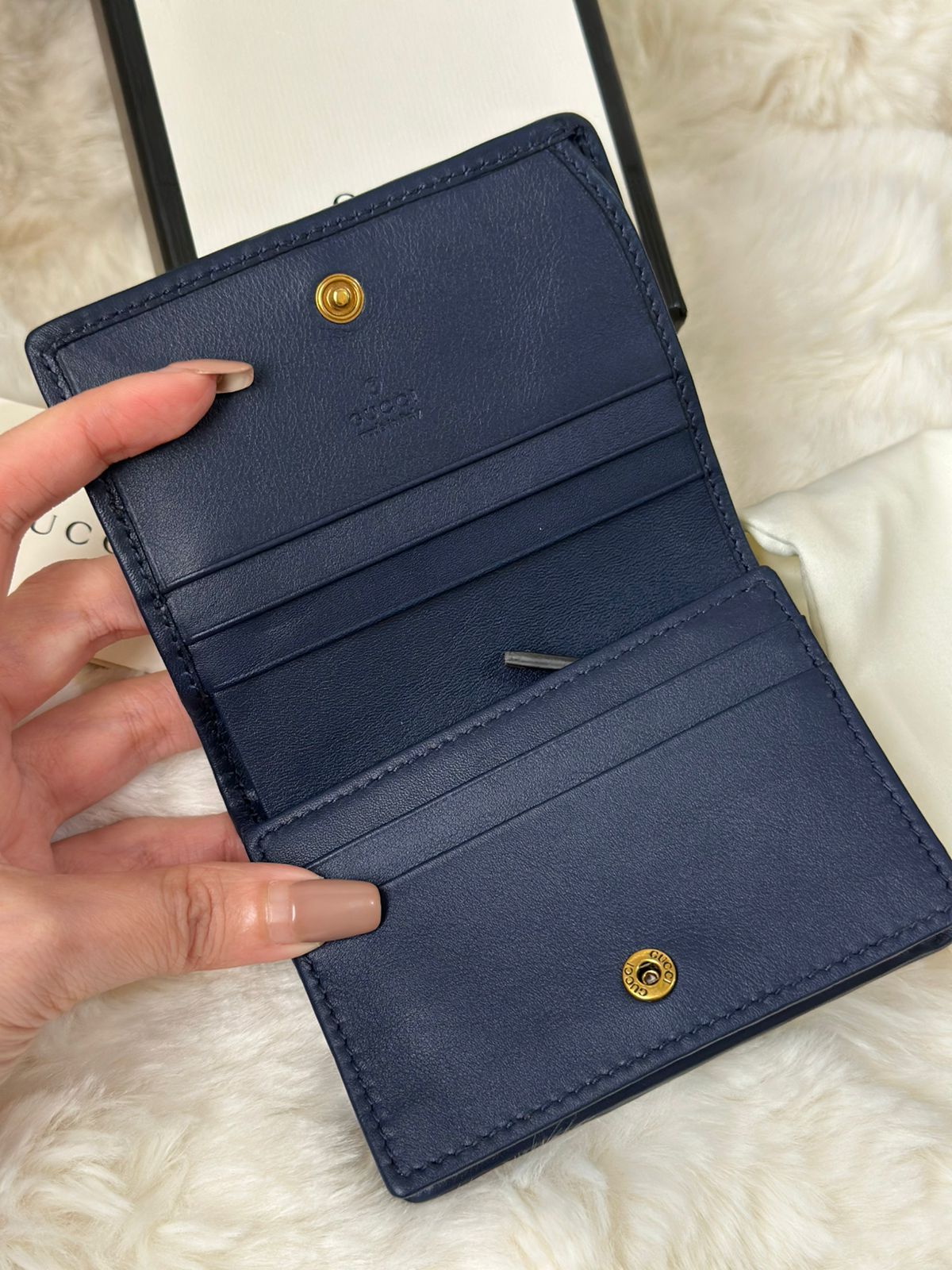 GUCCI Multicolor Flora Print Zumi Canvas Wallet