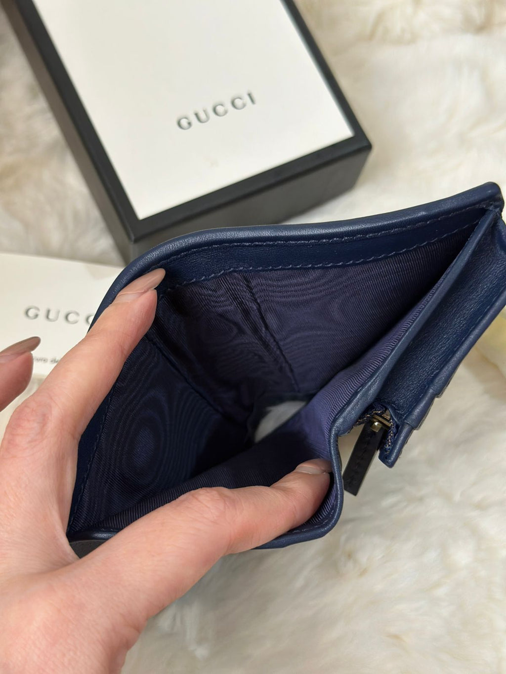 GUCCI Multicolor Flora Print Zumi Canvas Wallet