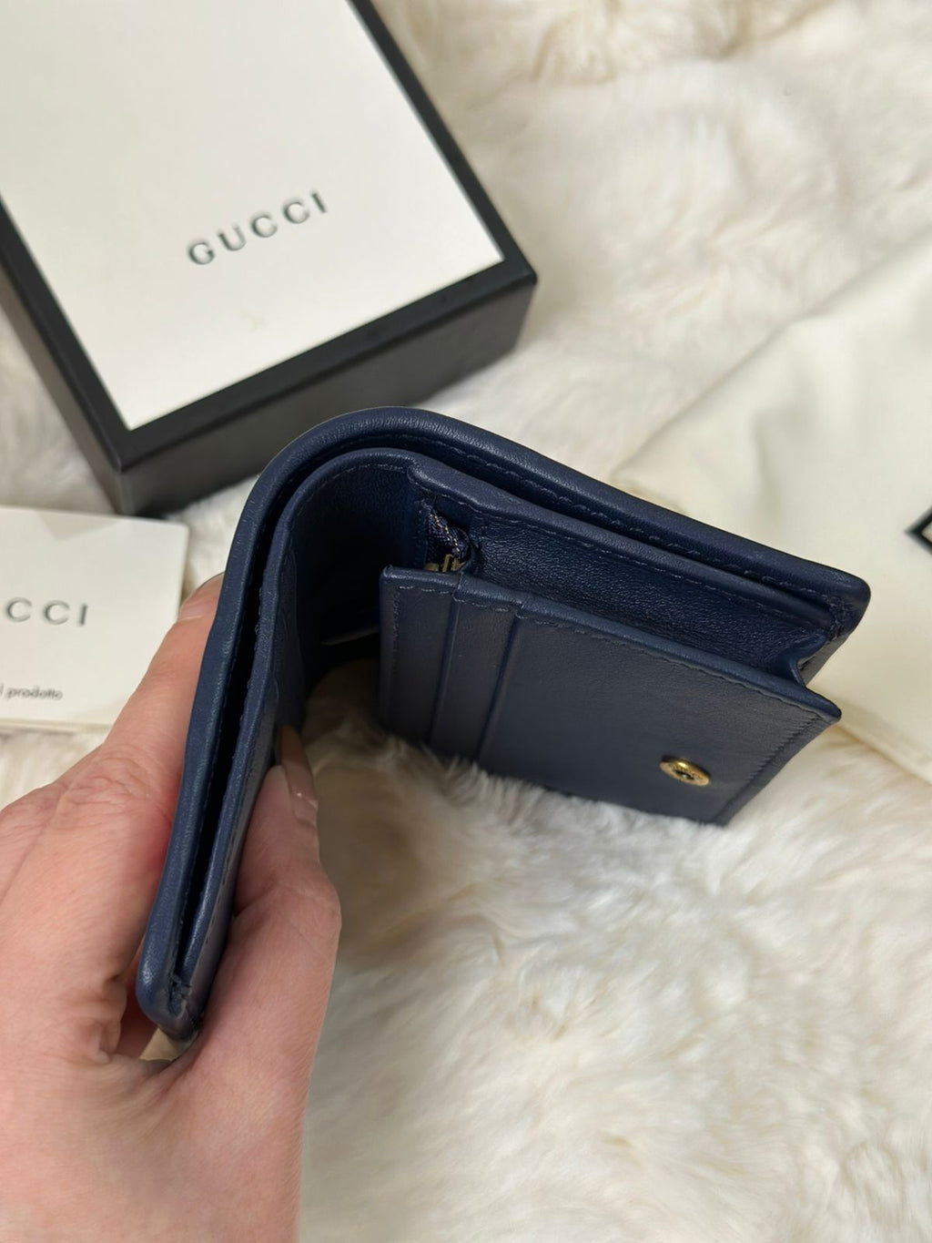 GUCCI Multicolor Flora Print Zumi Canvas Wallet