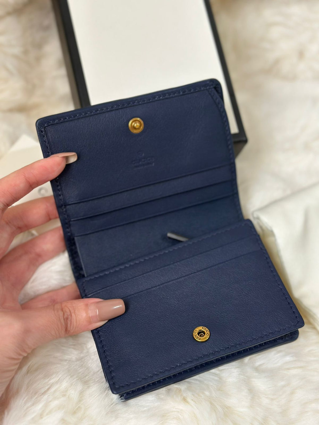 GUCCI Multicolor Flora Print Zumi Canvas Wallet