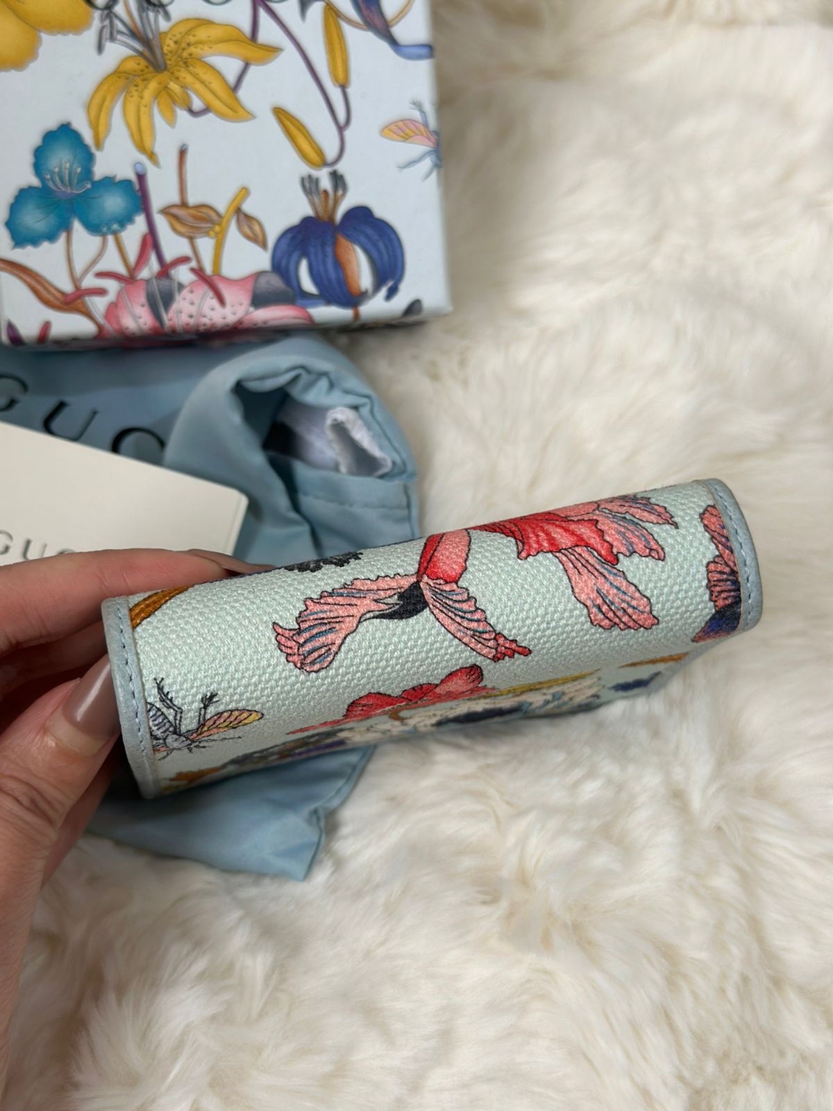 GUCCI GG Marmont Flora Limited Edition Bi Fold Wallet