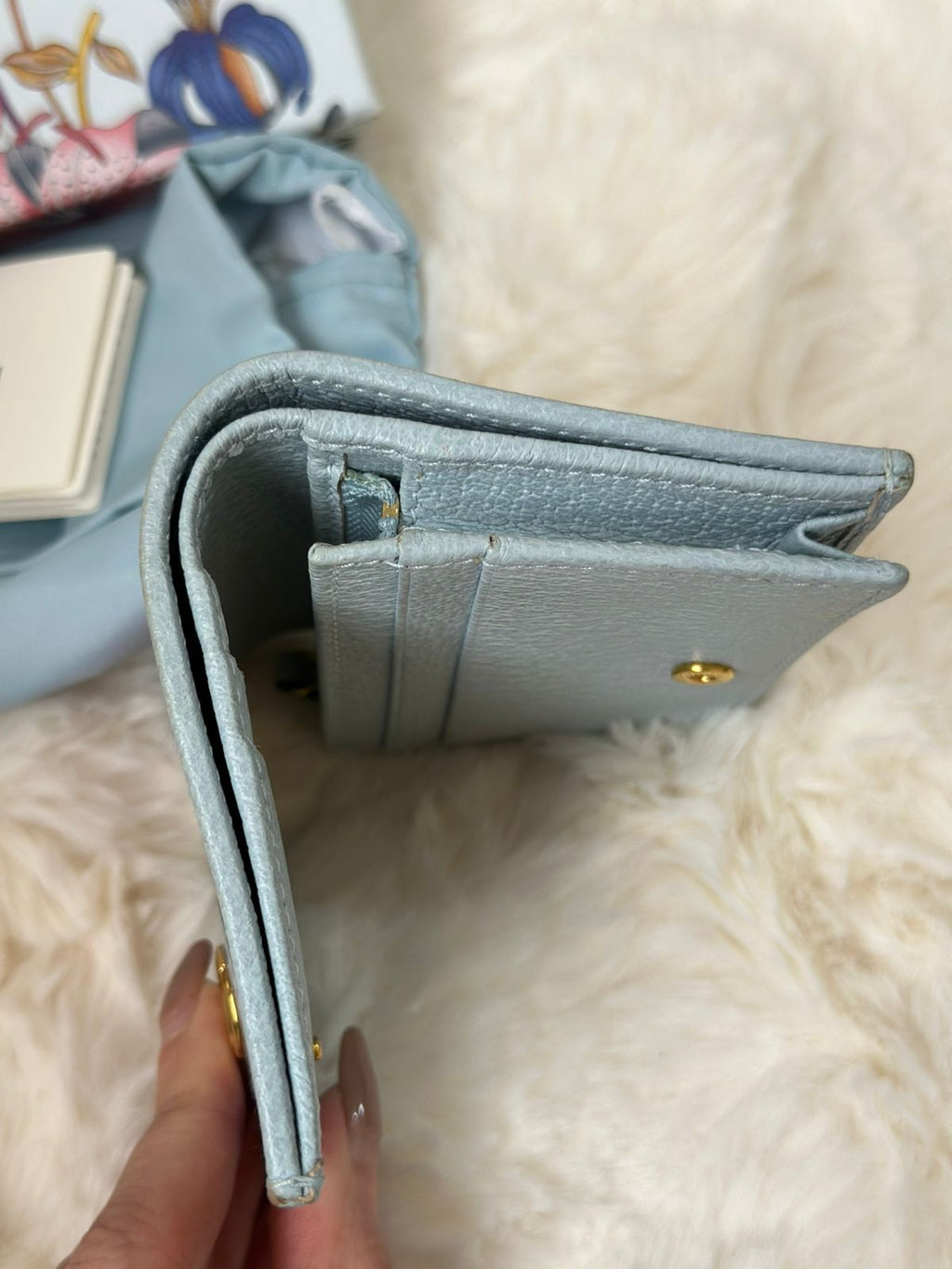 GUCCI GG Marmont Flora Limited Edition Bi Fold Wallet