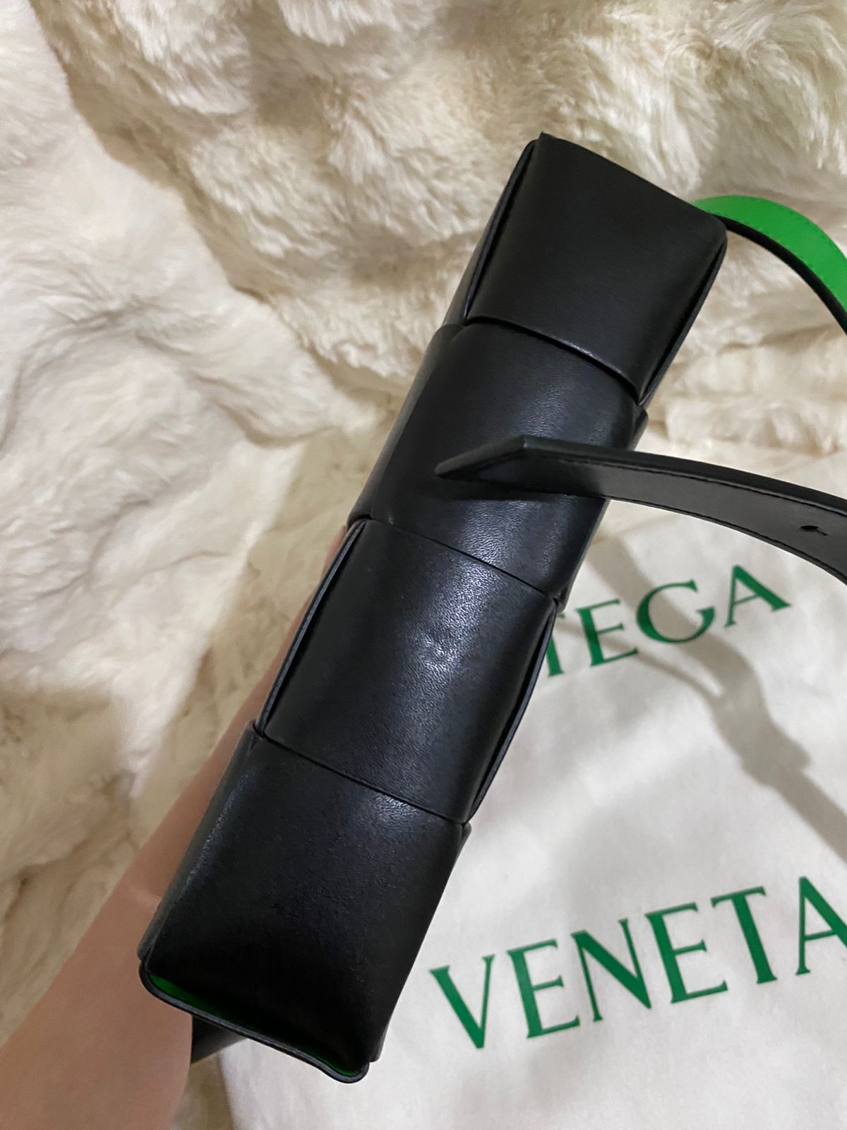 Bottega Veneta Cassette Intrecciato Leather Camera Bag