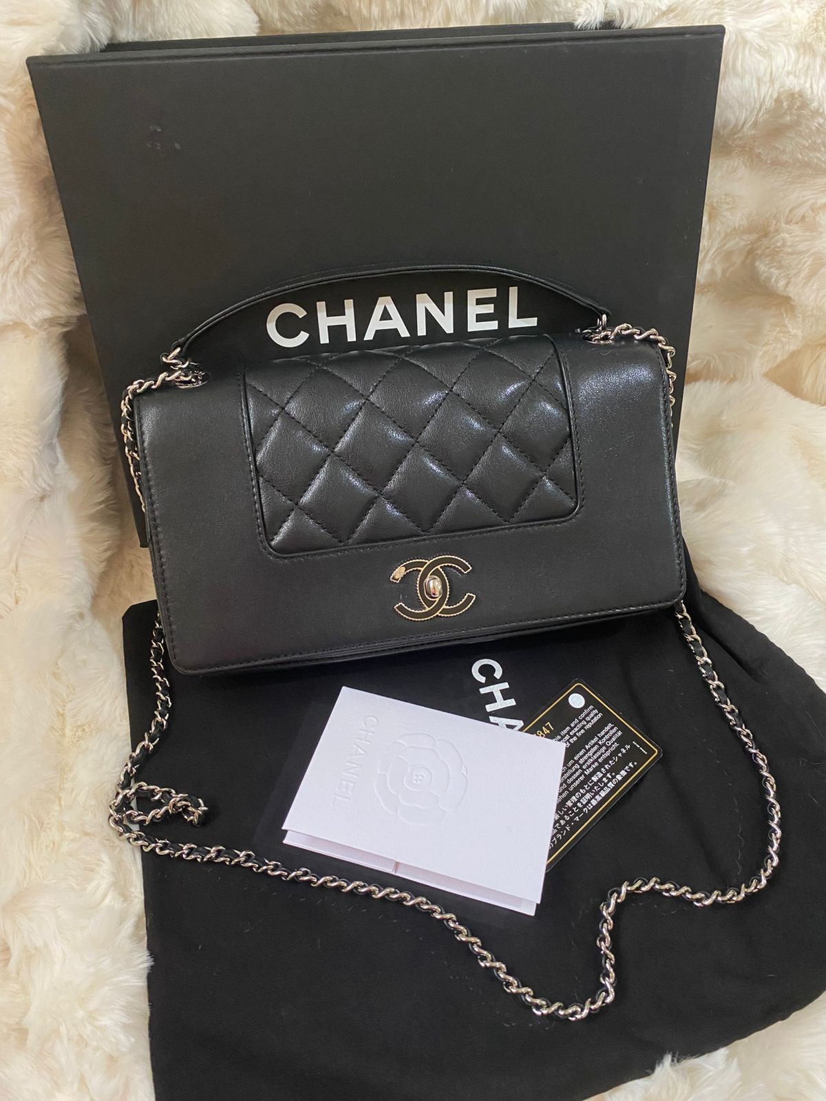 CHANEL Mademoiselle Vintage Double Flab Bag