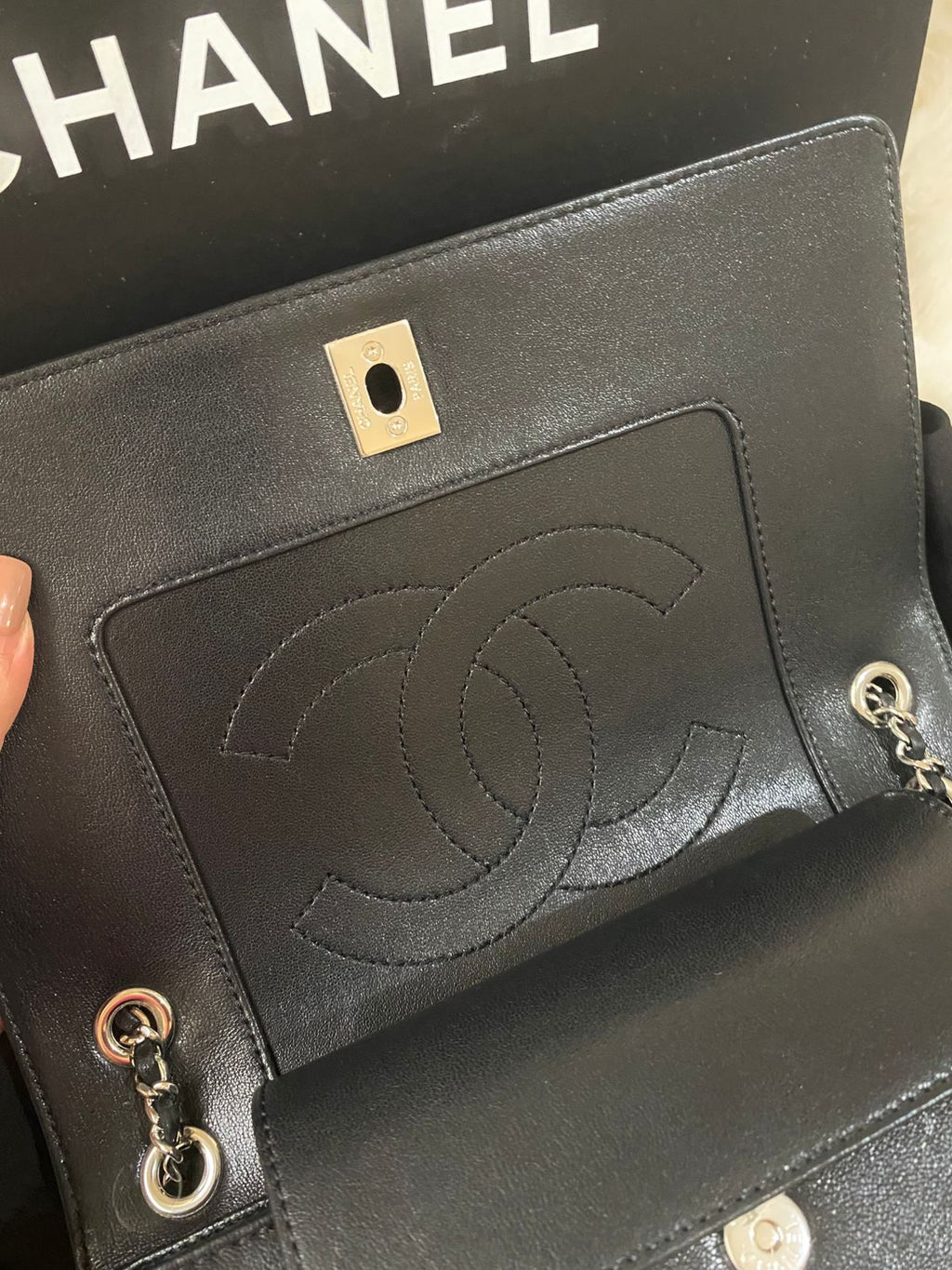 CHANEL Mademoiselle Vintage Double Flab Bag