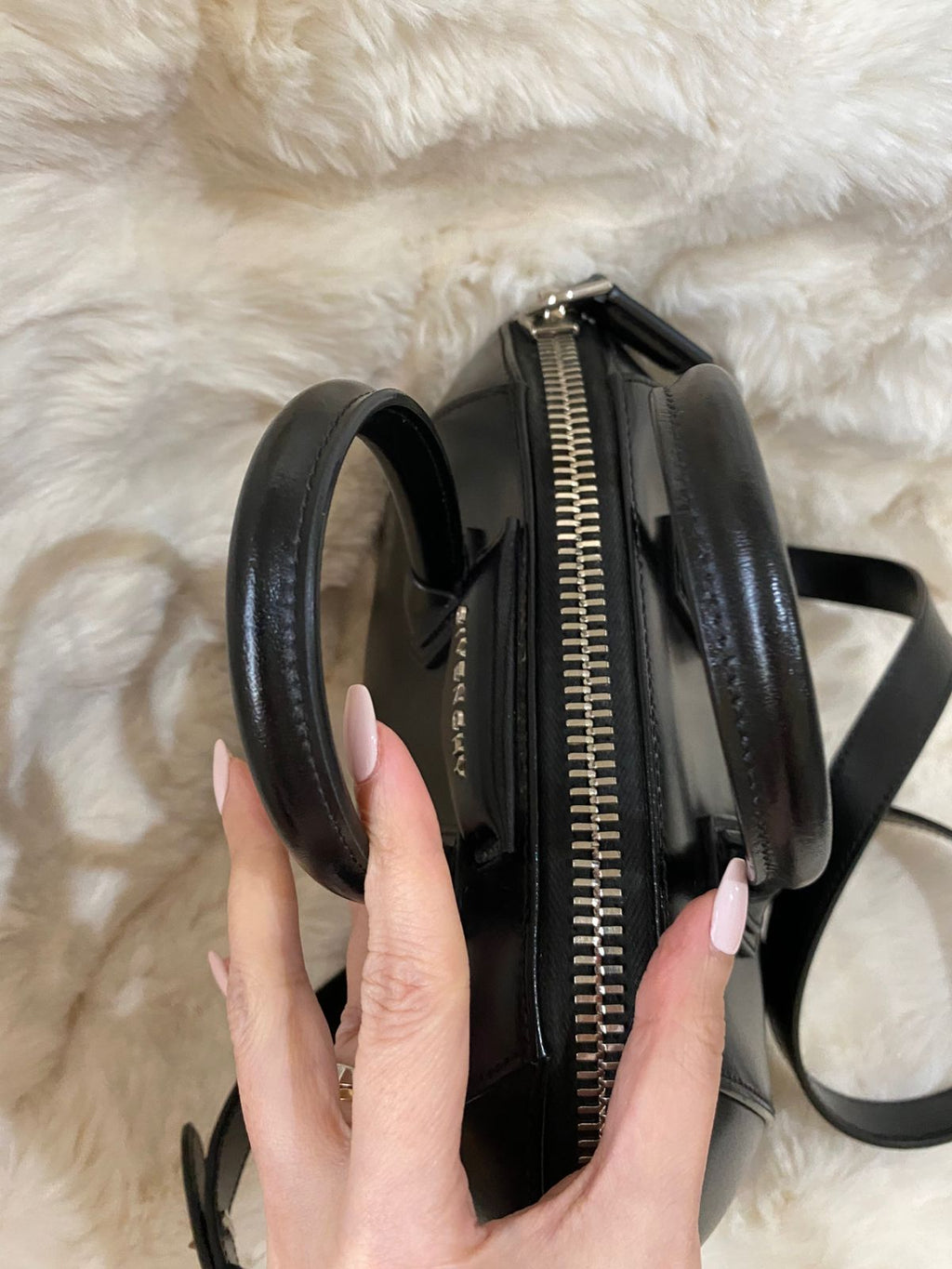 GIVENCHY Antigona Calf Skin Mini Top Handle Bag