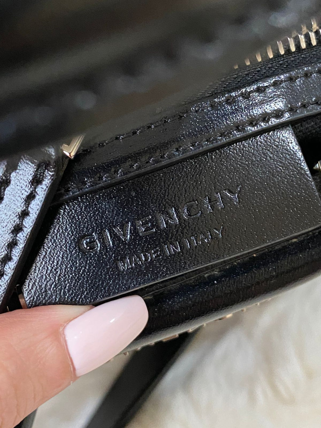GIVENCHY Antigona Calf Skin Mini Top Handle Bag