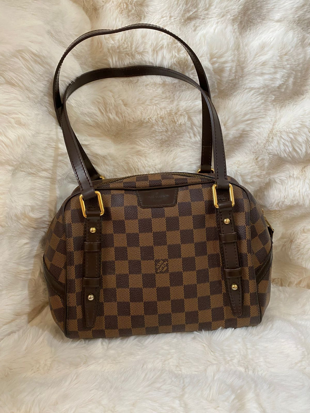 Louis Vuitton Rivington PM Damier Ebene Shoulder Bag