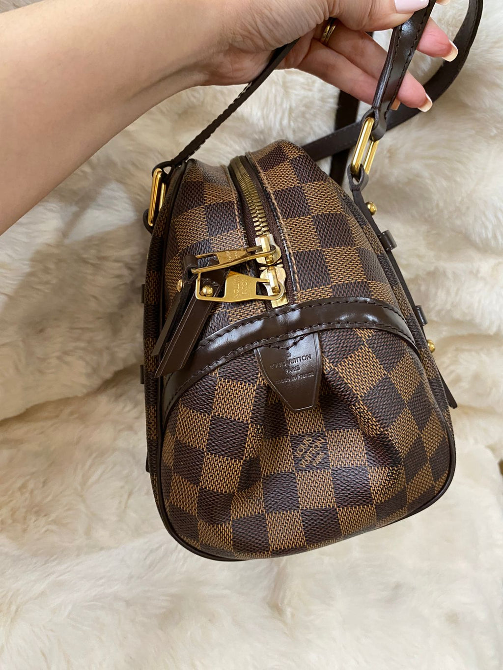 Louis Vuitton Rivington PM Damier Ebene Shoulder Bag