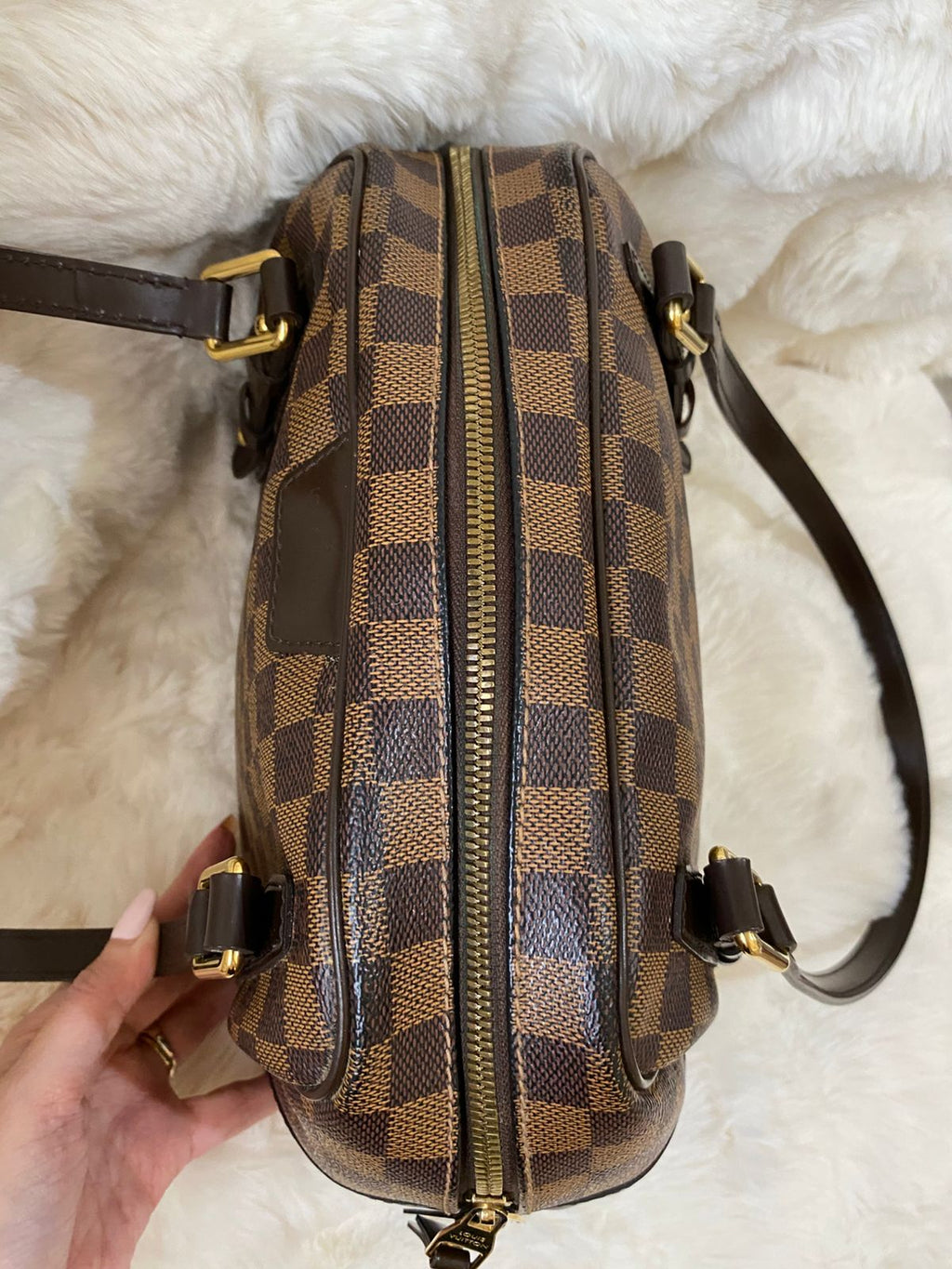 Louis Vuitton Rivington PM Damier Ebene Shoulder Bag