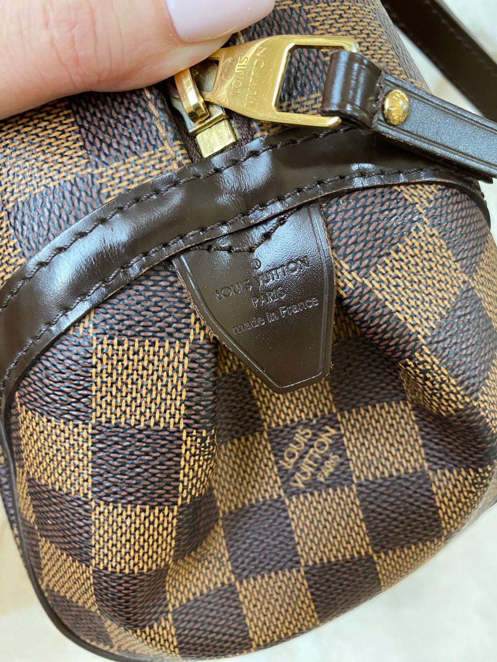 Louis Vuitton Rivington PM Damier Ebene Shoulder Bag