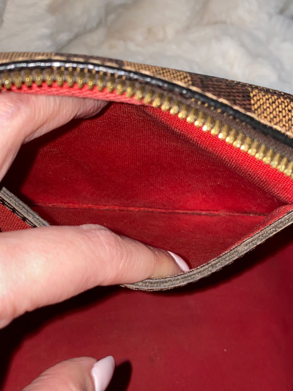 Louis Vuitton Rivington PM Damier Ebene Shoulder Bag