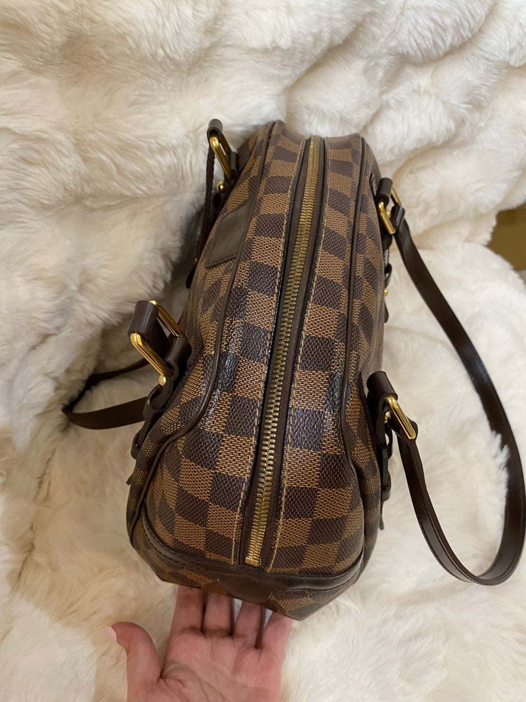 Louis Vuitton Rivington PM Damier Ebene Shoulder Bag