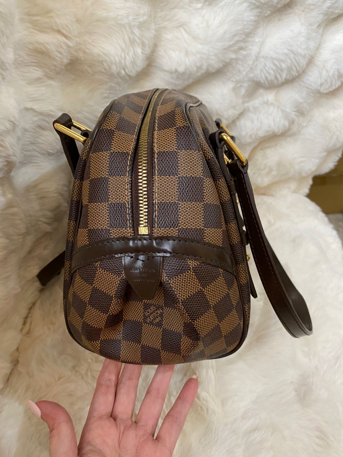 Louis Vuitton Rivington PM Damier Ebene Shoulder Bag