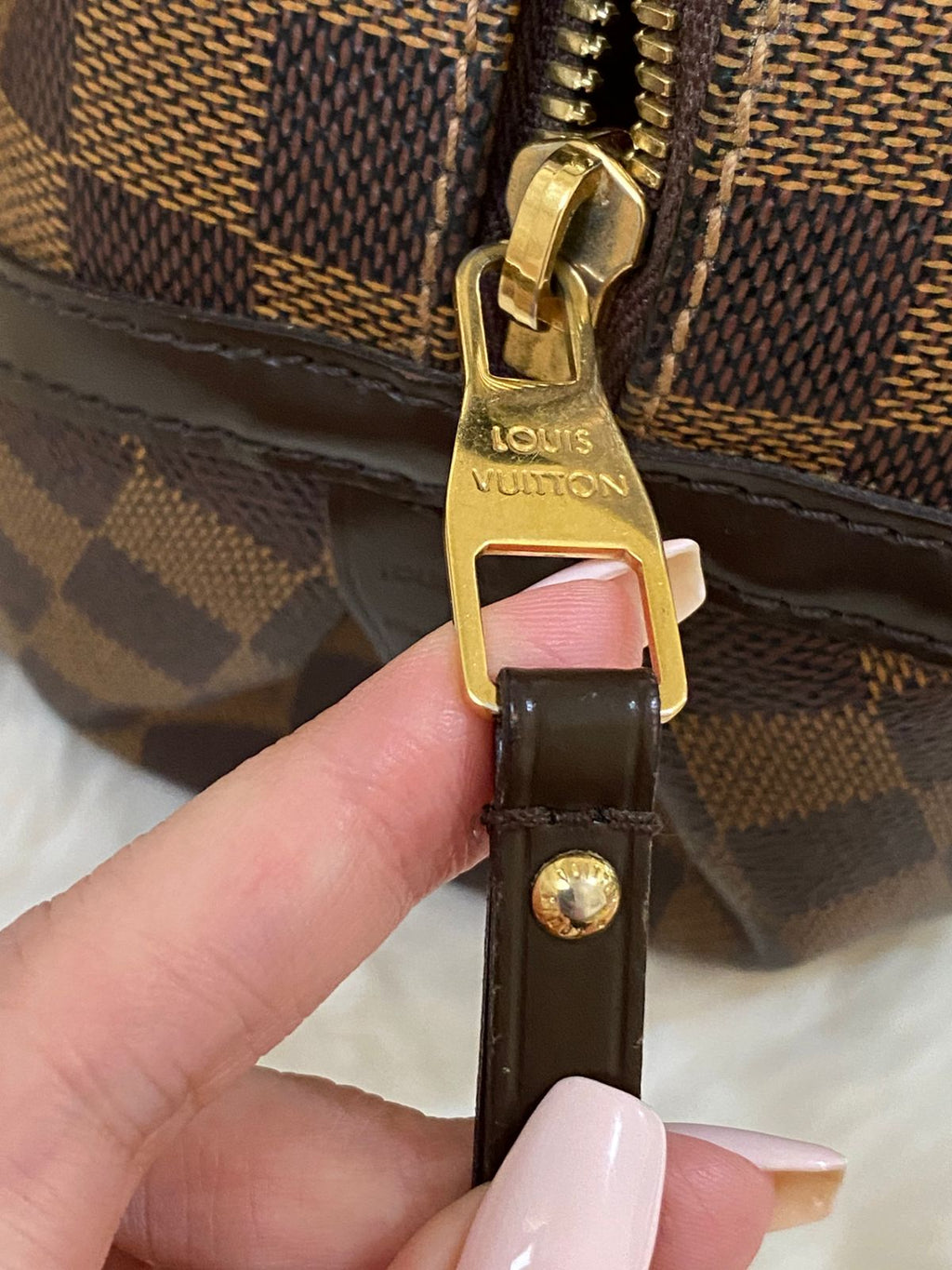 Louis Vuitton Rivington PM Damier Ebene Shoulder Bag