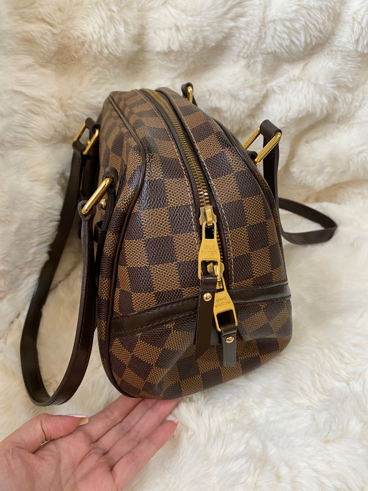 Louis Vuitton Rivington PM Damier Ebene Shoulder Bag