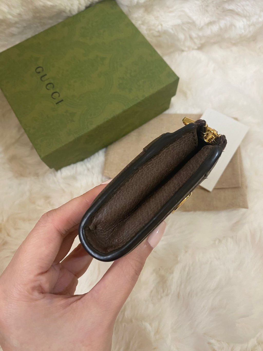 GUCCI GG Ophidia Zip Around Wallet