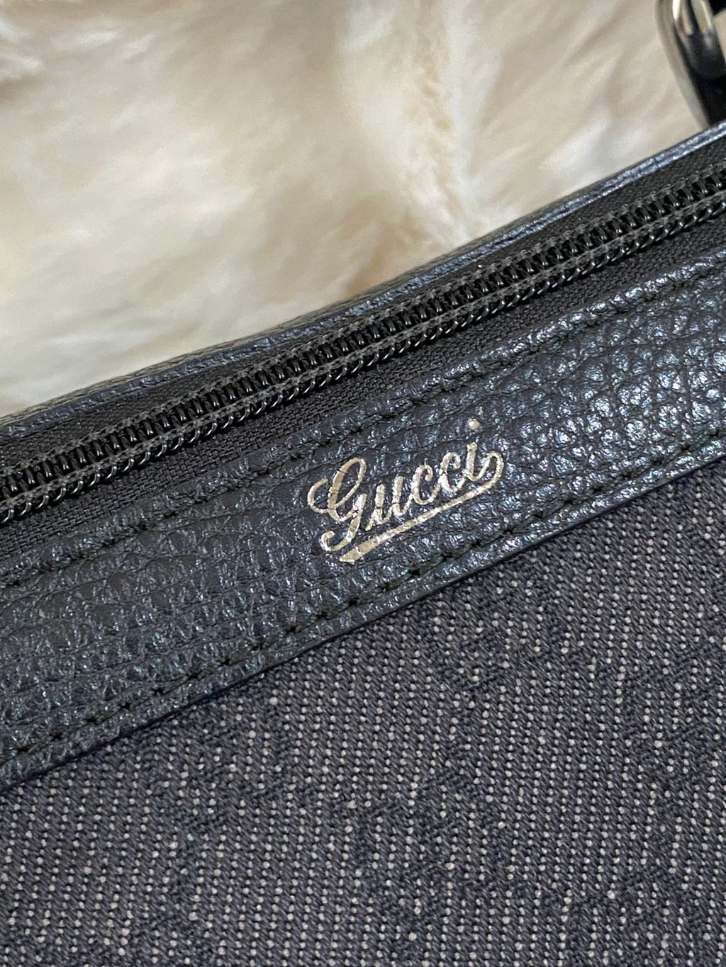 GUCCI GG Canvas Tote Shoulder Bag