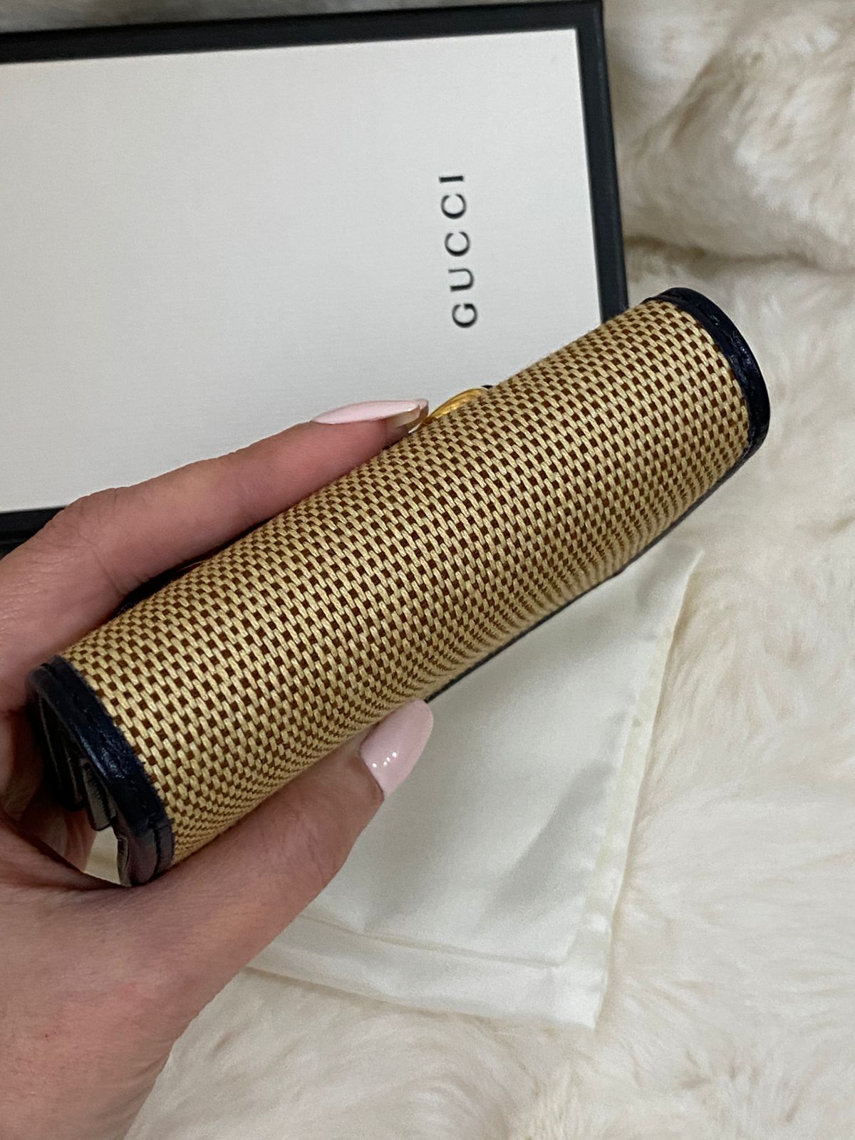 GUCCI Horsebit 1955 Compact Wallet