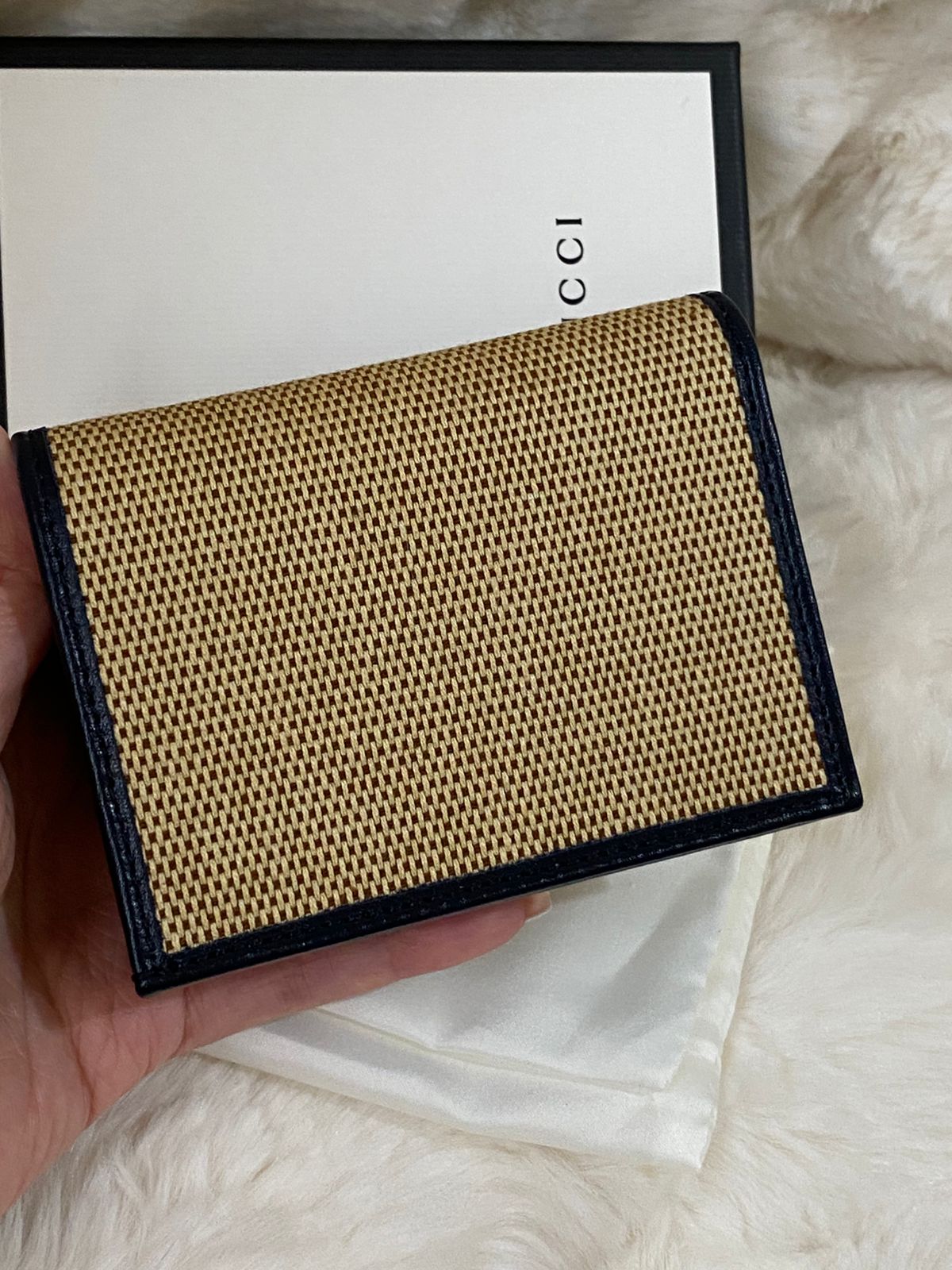 GUCCI Horsebit 1955 Compact Wallet