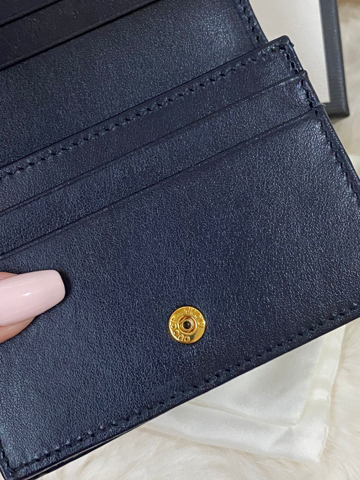 GUCCI Horsebit 1955 Compact Wallet