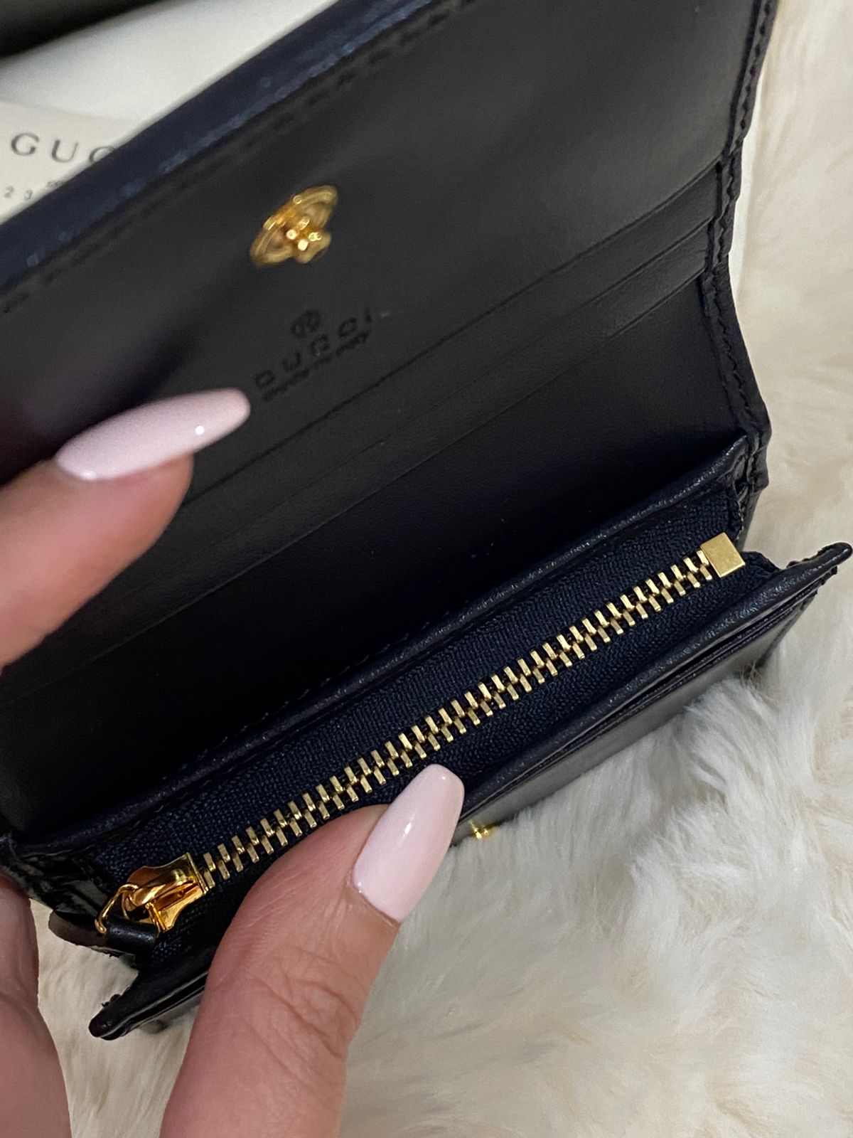 GUCCI Horsebit 1955 Compact Wallet