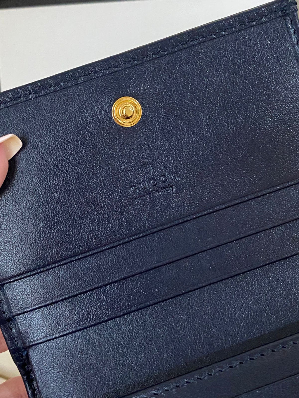 GUCCI Horsebit 1955 Compact Wallet