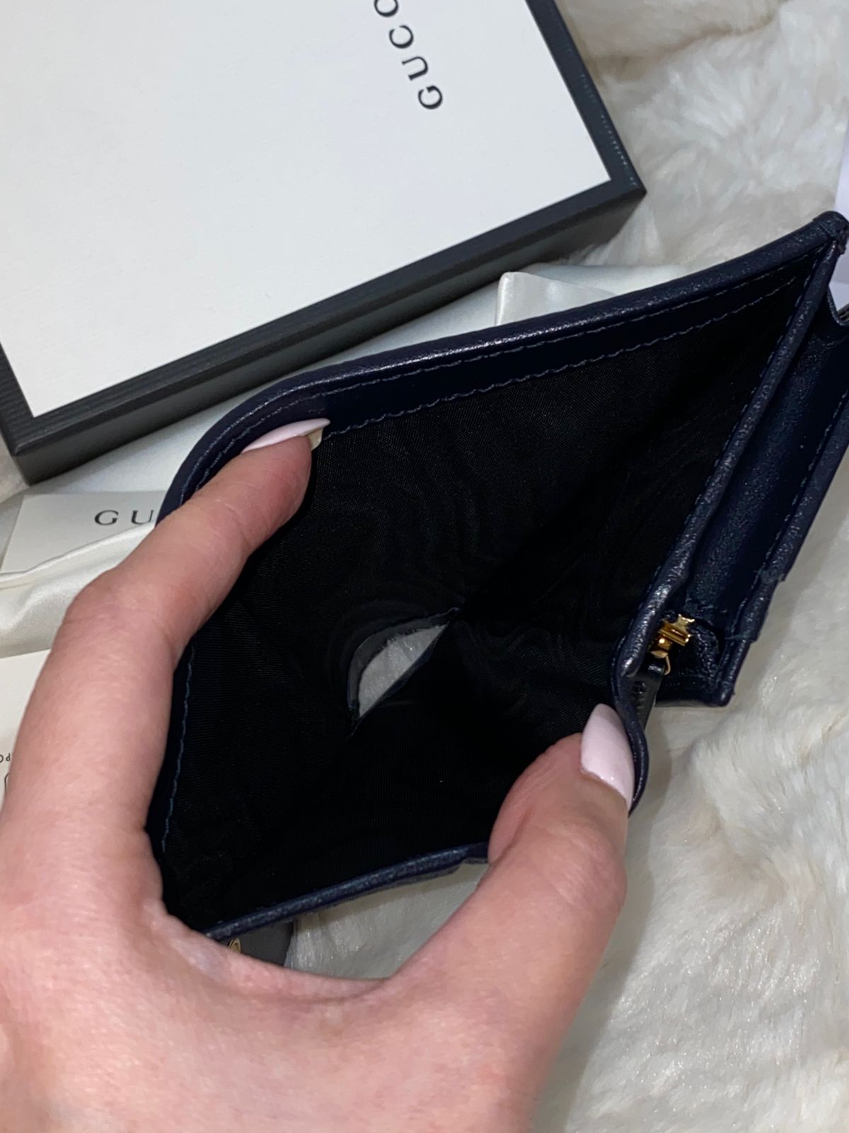 GUCCI Horsebit 1955 Compact Wallet