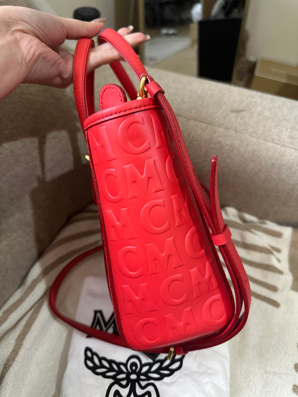 MCM mini Tote Bag