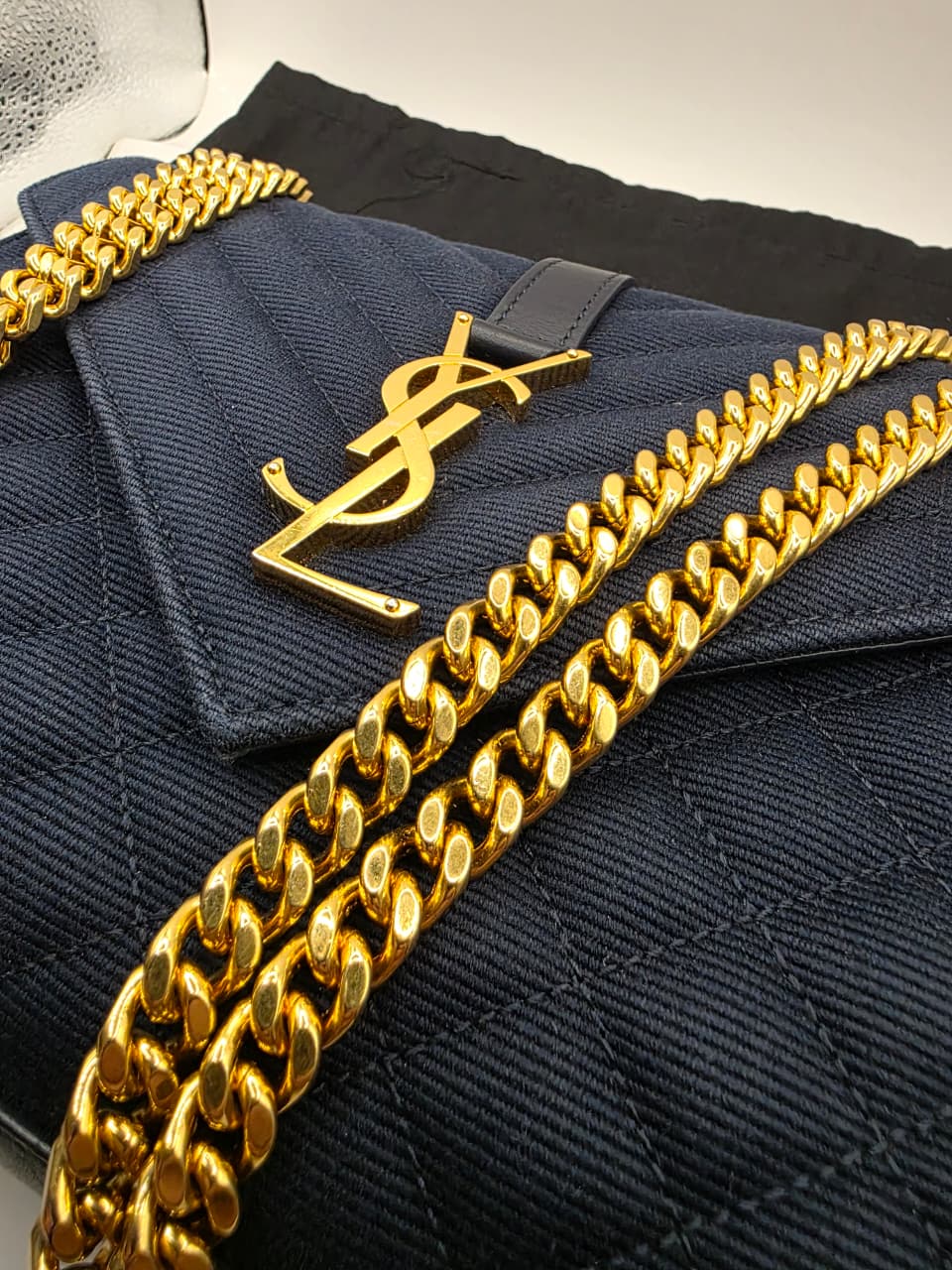 YVES SAINT LAURENT HANDBAG CLOTH