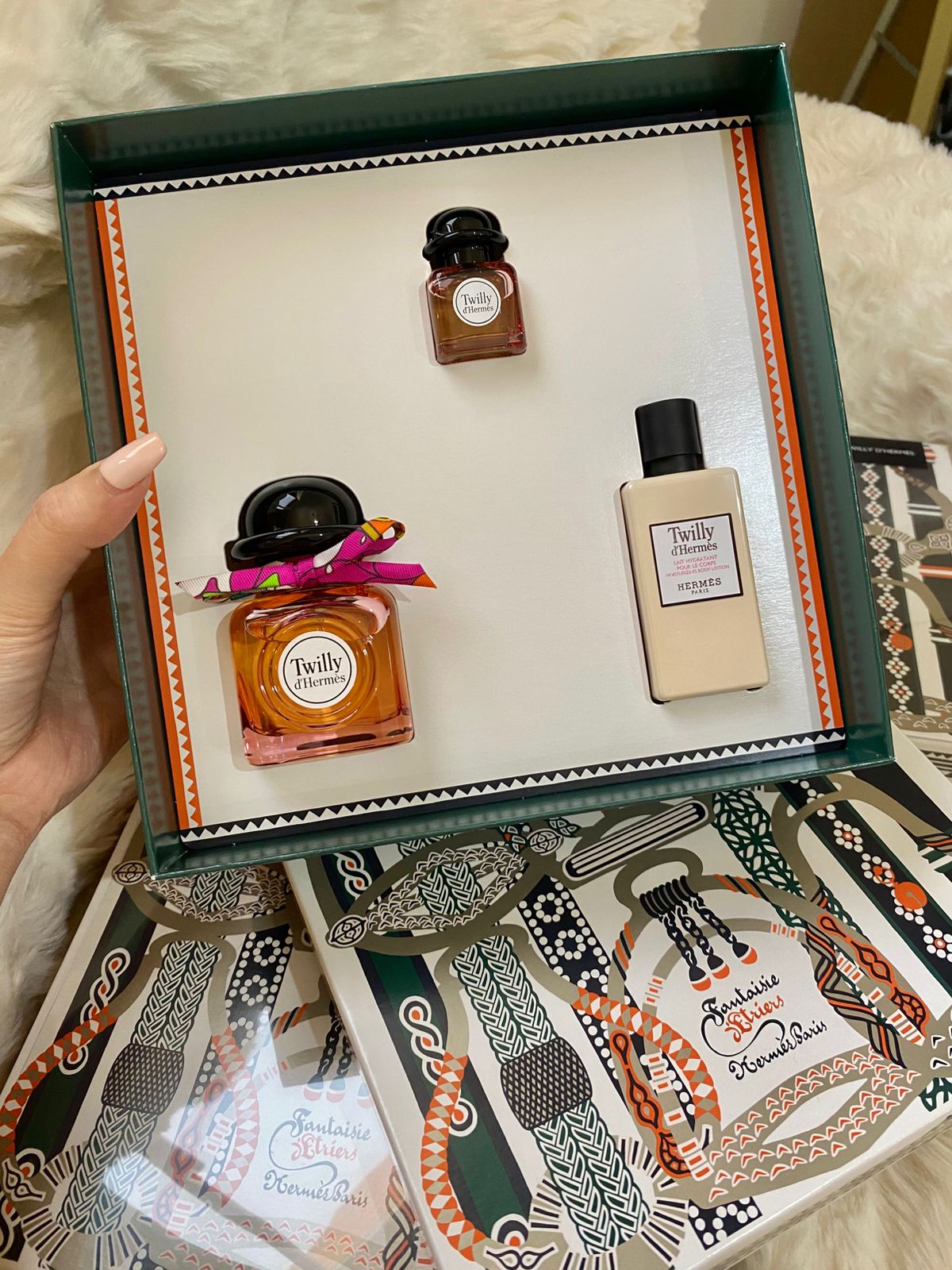 HERMES Twilly d'Hermès Eau de parfum Gift Set 50ml+7.5ml+40ml lotion