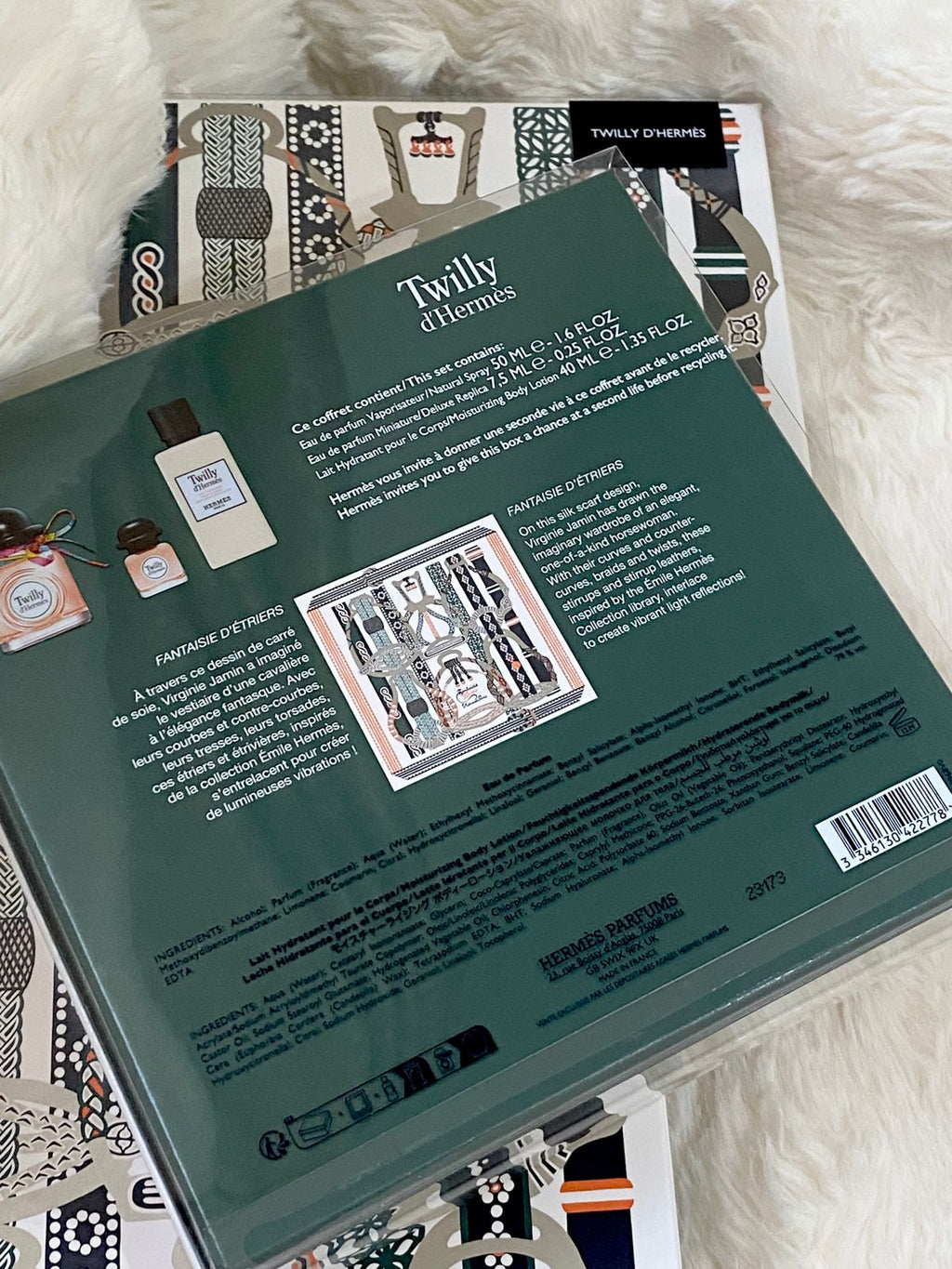 HERMES Twilly d'Hermès Eau de parfum Gift Set 50ml+7.5ml+40ml lotion