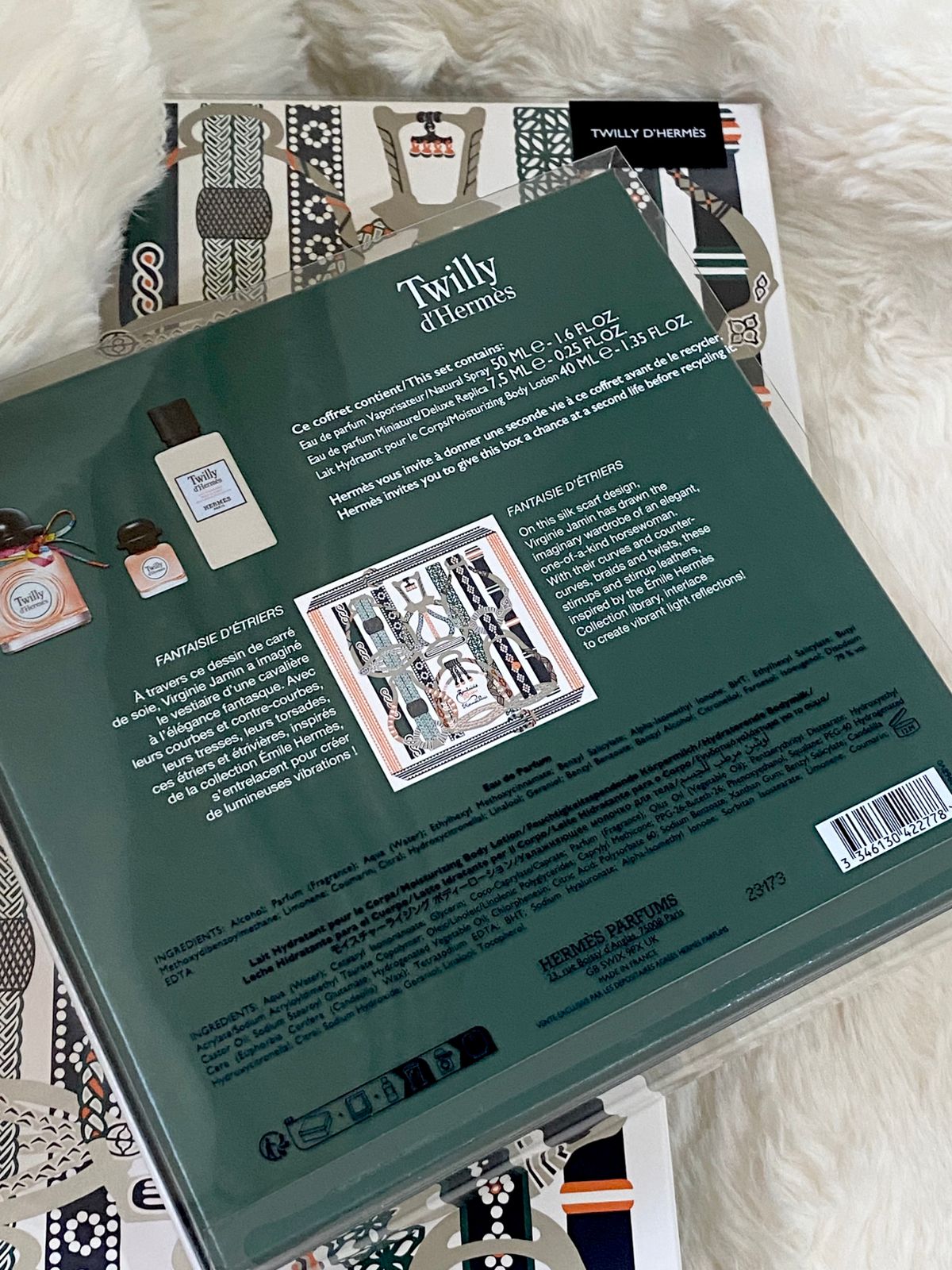 HERMES Twilly d'Hermès Eau de parfum Gift Set 50ml+7.5ml+40ml lotion