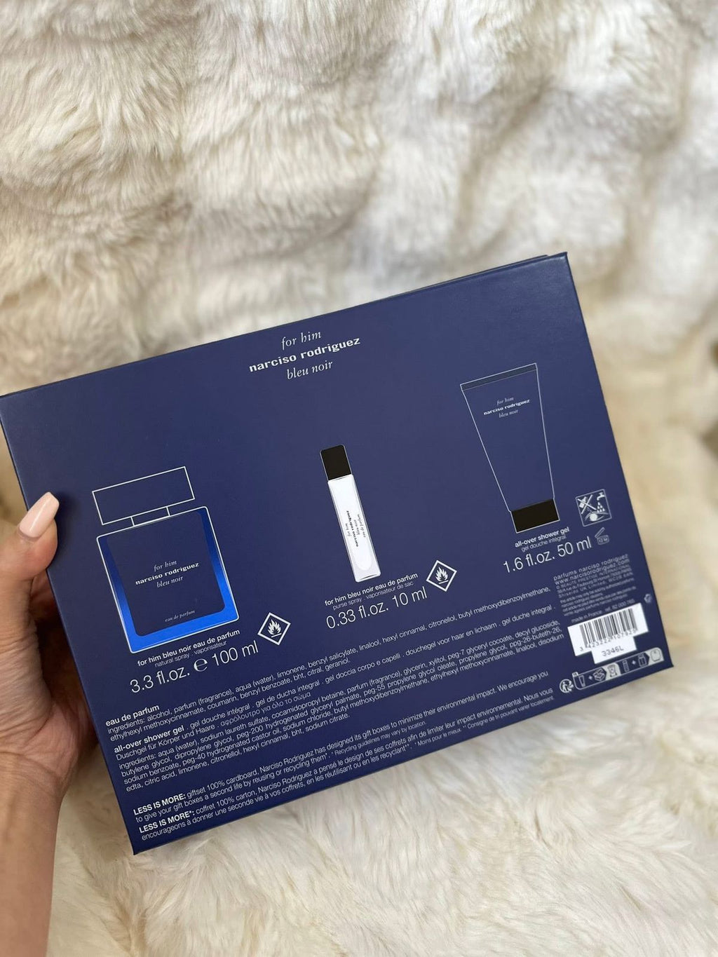 Narciso Rodriguez For Him Bleu Noir Eau de Parfum 100ml Gift Set